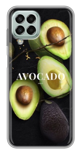 Чехол с печатью "Авокадо на черном" для Samsung Galaxy M33 (5G) (M336B)