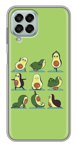 Чехол с картинкой "Авокадо Йога" для Samsung Galaxy M33 (5G) (M336B)