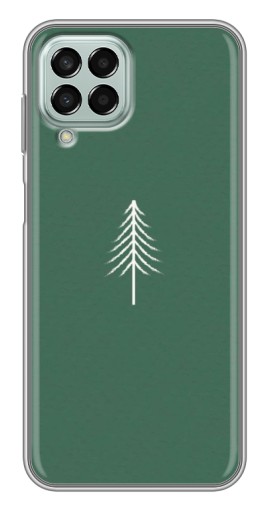Чехол с картинкой "Белая елка" для Samsung Galaxy M33 (5G) (M336B)
