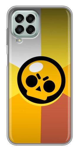 Силиконовый чехол с изображением "Череп Бравл Старс" для Samsung Galaxy M33 (5G) (M336B)