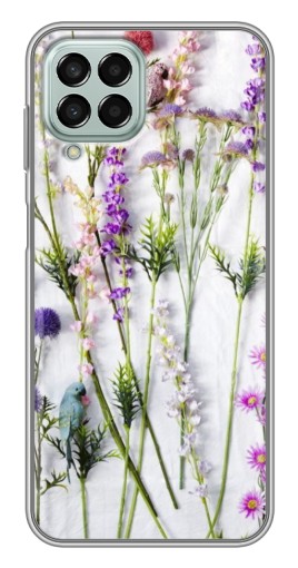 Силиконовый чехол с изображением "Фон полевых цветов" для Samsung Galaxy M33 (5G) (M336B)