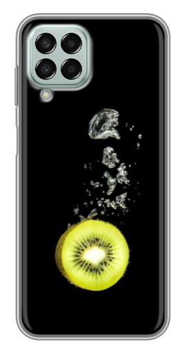 Силиконовый чехол с изображением "Киви на черном" для Samsung Galaxy M33 (5G) (M336B)