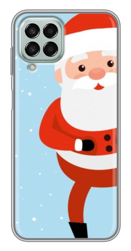 Силиконовый чехол с изображением "Крутой Дед Мороз" для Samsung Galaxy M33 (5G) (M336B)