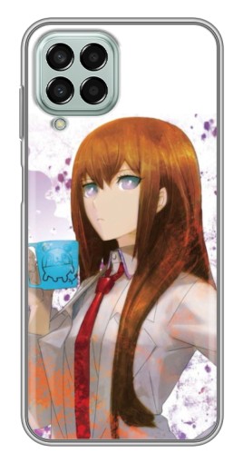 Чехол с картинкой "Курису с чашкой" для Samsung Galaxy M33 (5G) (M336B)