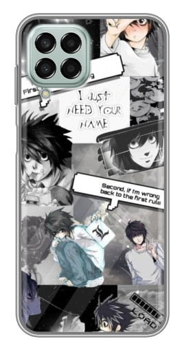 Силиконовый чехол с изображением "L - Death note" для Samsung Galaxy M33 (5G) (M336B)