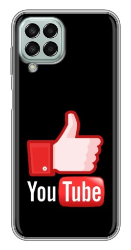 Чехол с принтом "Лайк YouTube" для Samsung Galaxy M33 (5G) (M336B)