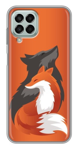 Силиконовый чехол с изображением "Лиса ART" для Samsung Galaxy M33 (5G) (M336B)