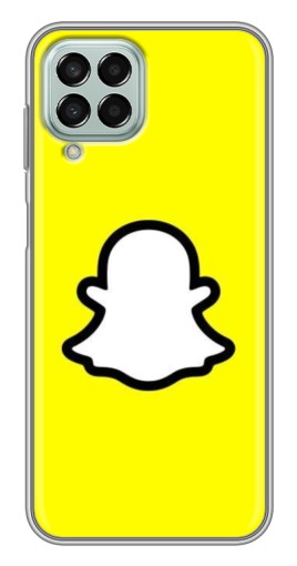 Чехол с принтом "Лого Snapchat" для Samsung Galaxy M33 (5G) (M336B)