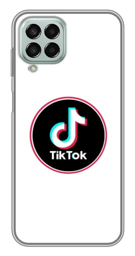 Чехол с картинкой "Лого Тик Ток" для Samsung Galaxy M33 (5G) (M336B)