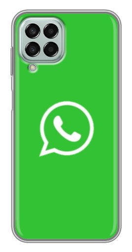 Чехол с картинкой "Лого Вацап" для Samsung Galaxy M33 (5G) (M336B)
