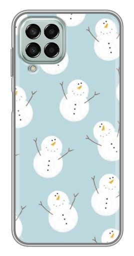 Чехол с принтом "Маленькие снеговики" для Samsung Galaxy M33 (5G) (M336B)