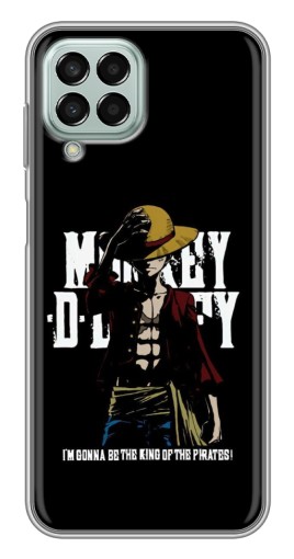 Силиконовый чехол с изображением "Манки в шляпе" для Samsung Galaxy M33 (5G) (M336B)
