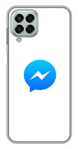 Силиконовый чехол с изображением "messenger logo" для Samsung Galaxy M33 (5G) (M336B)