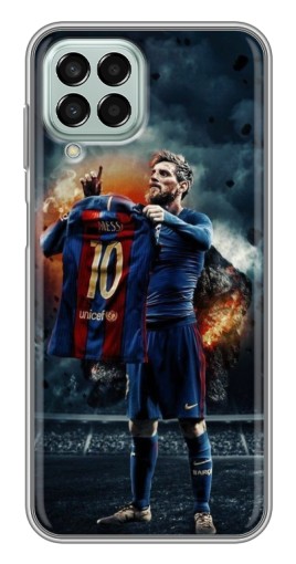 Чехол с картинкой "Месси с футболкой" для Samsung Galaxy M33 (5G) (M336B)