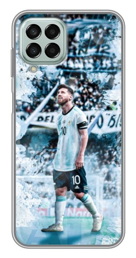 Чехол с картинкой "Месси в Аргентине" для Samsung Galaxy M33 (5G) (M336B)
