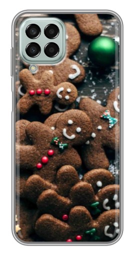 Чехол с картинкой "Новогодние человечки" для Samsung Galaxy M33 (5G) (M336B)