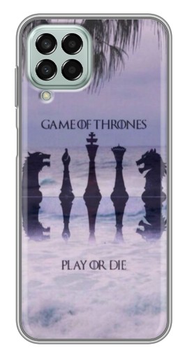 Силиконовый чехол с изображением "Play or Die" для Samsung Galaxy M33 (5G) (M336B)