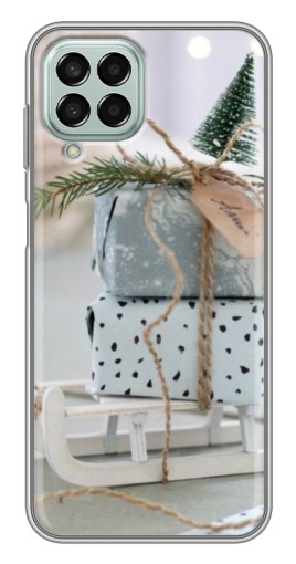 Чехол с картинкой "Подарки на санках" для Samsung Galaxy M33 (5G) (M336B)