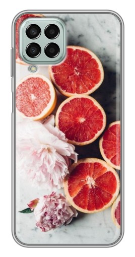 Чехол с принтом "Половинки грейпфрутов" для Samsung Galaxy M33 (5G) (M336B)