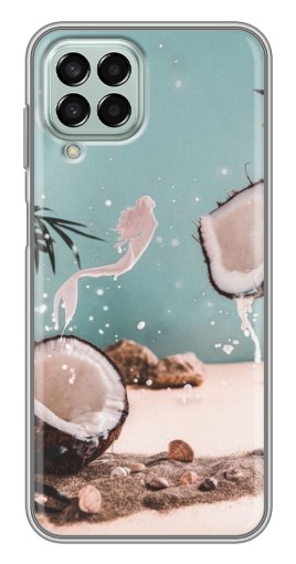 Силиконовый чехол с изображением "Половинки кокоса" для Samsung Galaxy M33 (5G) (M336B)