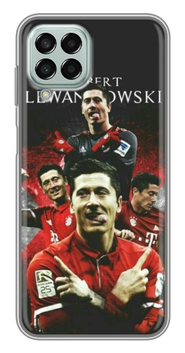 Силиконовый чехол с изображением "Польский футболист" для Samsung Galaxy M33 (5G) (M336B)