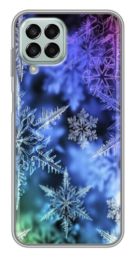 Чехол с картинкой "Разноцветные снежинки" для Samsung Galaxy M33 (5G) (M336B)