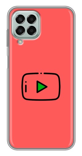 Чехол с печатью "Рисованная кнопка" для Samsung Galaxy M33 (5G) (M336B)