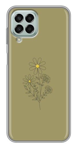 Чехол с принтом "Рисунок ромашка" для Samsung Galaxy M33 (5G) (M336B)