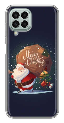 Чехол с печатью "Санта с подарками" для Samsung Galaxy M33 (5G) (M336B)