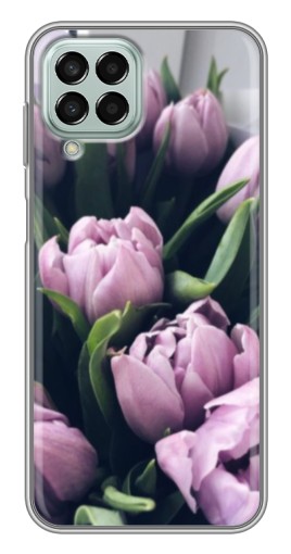 Чехол с печатью "Сиреневые тюльпаны" для Samsung Galaxy M33 (5G) (M336B)