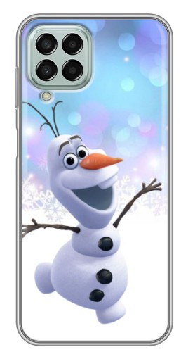 Силиконовый чехол с изображением "Снеговик Олаф" для Samsung Galaxy M33 (5G) (M336B)