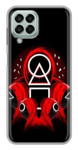 Чехол с печатью "Солдаты с игры кальмара" для Samsung Galaxy M33 (5G) (M336B)