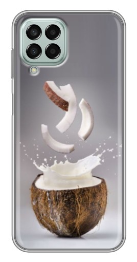 Силиконовый чехол с изображением "Стакан кокоса" для Samsung Galaxy M33 (5G) (M336B)