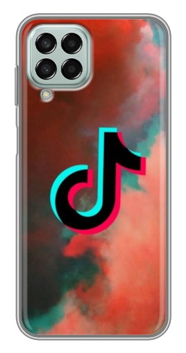 Чехол с картинкой "ТикТок в тучах" для Samsung Galaxy M33 (5G) (M336B)