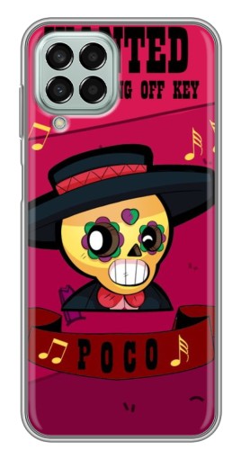 Чехол с печатью "WANTED POCO" для Samsung Galaxy M33 (5G) (M336B)