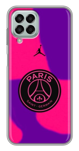 Силиконовый чехол с изображением "Яркий лого PSG" для Samsung Galaxy M33 (5G) (M336B)