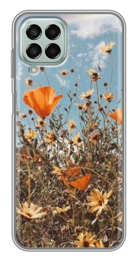 Чехол с картинкой "Желтые цветы" для Samsung Galaxy M33 (5G) (M336B)