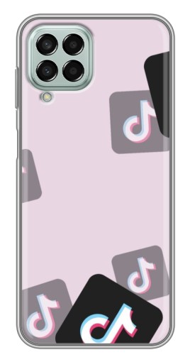 Чехол с печатью "Значки ТикоТока" для Samsung Galaxy M33 (5G) (M336B)