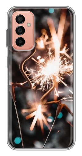 Силиконовый чехол с изображением "Бенгальские огни" для Samsung Galaxy M23 (5G)