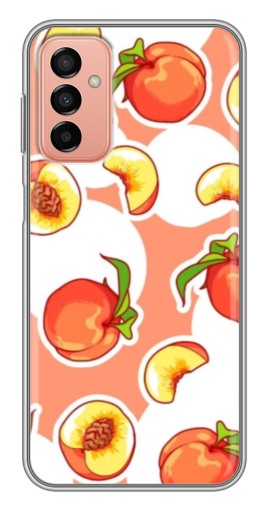 Чехол с печатью "Дольки персиков" для Samsung Galaxy M23 (5G)