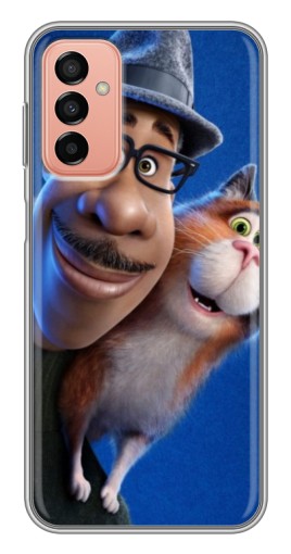 Чехол с печатью "Джо и кот" для Samsung Galaxy M23 (5G)
