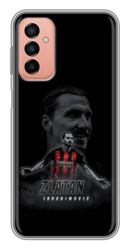 Силиконовый чехол с изображением "Ибрагимович в Милане" для Samsung Galaxy M23 (5G)