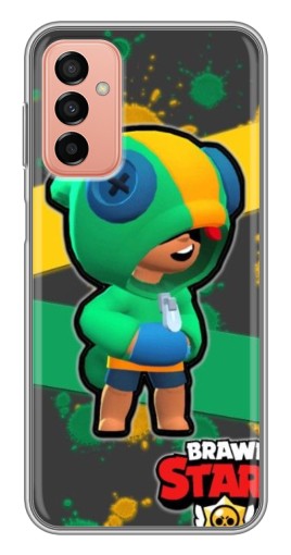 Силиконовый чехол с изображением "Leon Brawl Stars" для Samsung Galaxy M23 (5G)