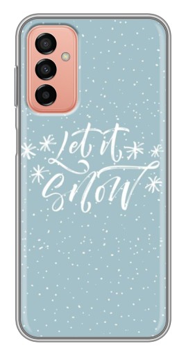 Чехол с картинкой "Let it Snow" для Samsung Galaxy M23 (5G)