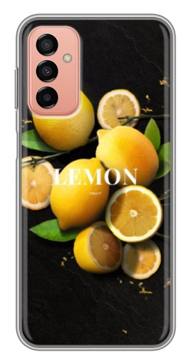 Чехол с картинкой "Лимон на черном" для Samsung Galaxy M23 (5G)