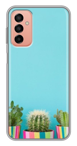 Чехол с принтом "Маленькие кактусы" для Samsung Galaxy M23 (5G)