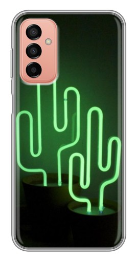 Чехол с принтом "Неоновый кактус" для Samsung Galaxy M23 (5G)