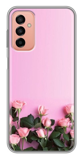 Силиконовый чехол с изображением "Нежные розы" для Samsung Galaxy M23 (5G)