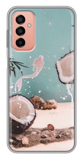 Чехол с печатью "Половинки кокоса" для Samsung Galaxy M23 (5G)