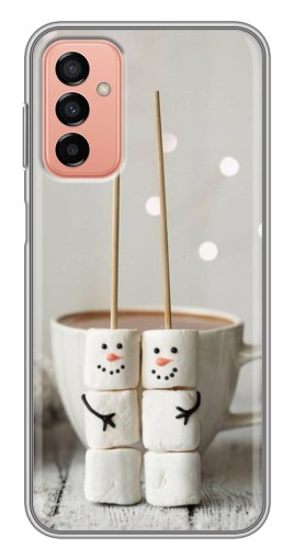 Чехол с печатью "Снеговики из зефира" для Samsung Galaxy M23 (5G)